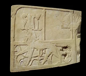 Relief Depicting a Striding Sphinx